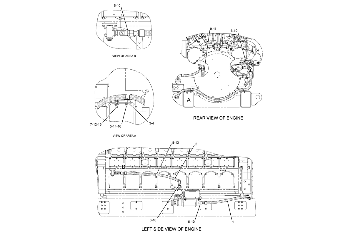 CATERPILLAR MOUNTING GP-JACKET WTR HEATER