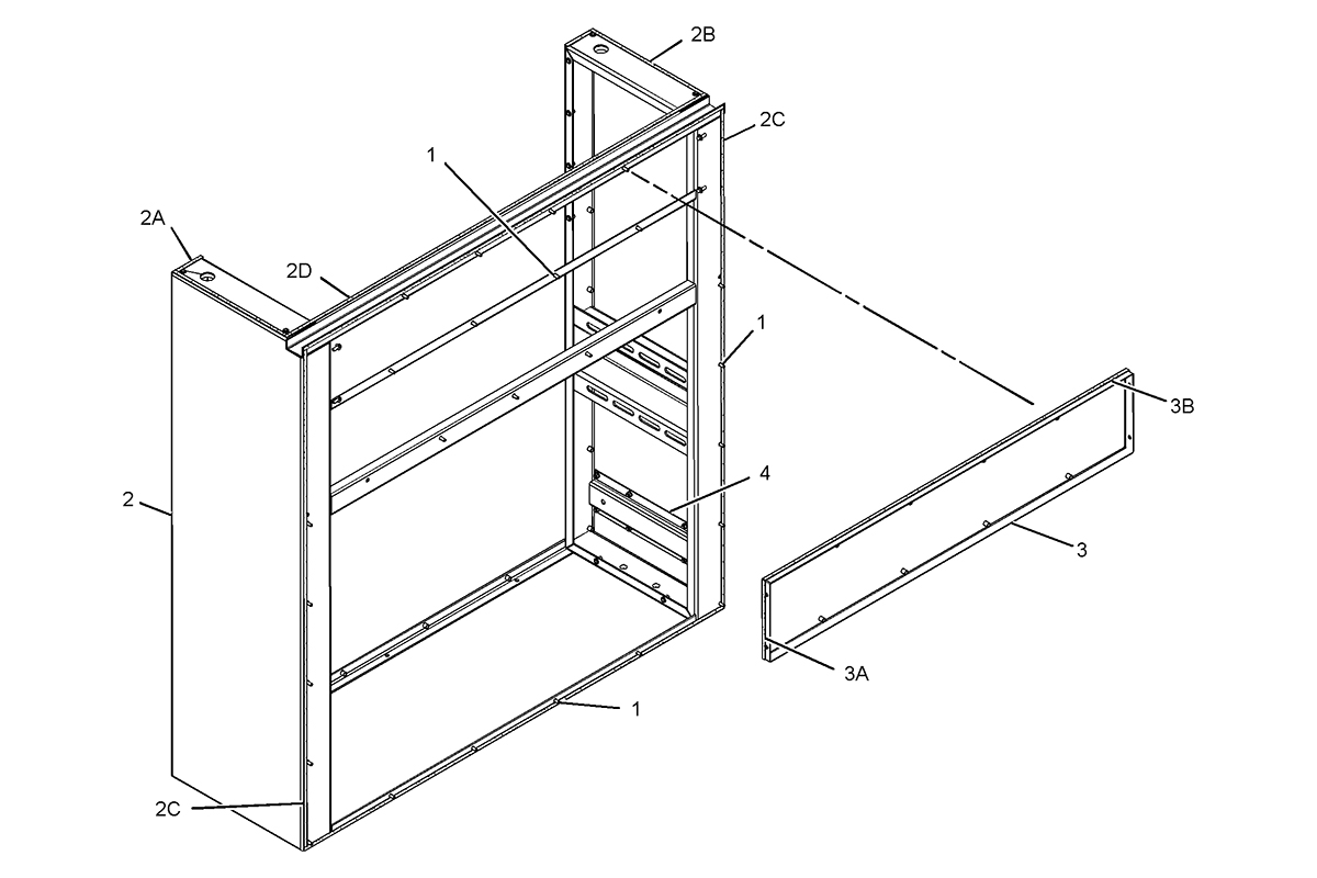 CATERPILLAR BOX GP-EXTENSION TERMINAL –REAR