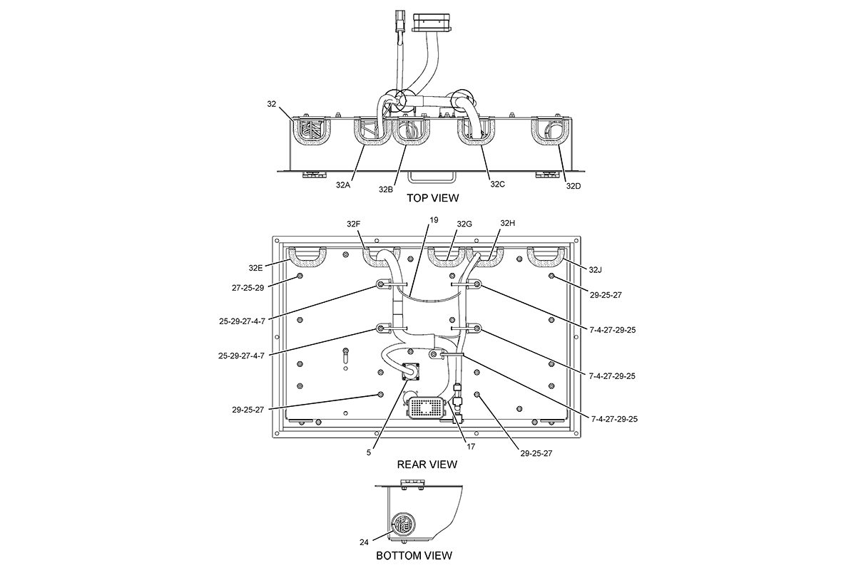 CATERPILLAR BOX GP-ELECTRONIC