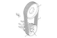 Catelpillar PULLEY GP-FAN DRIVE