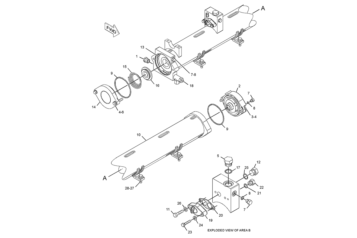 CATERPILLAR FILTER GP-FUEL –RH