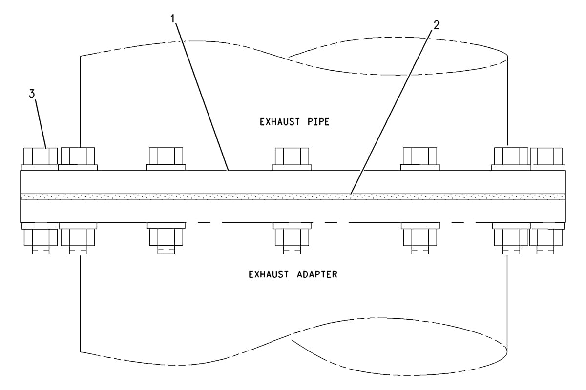 CATERPILLAR FLANGE GP-EXHAUST