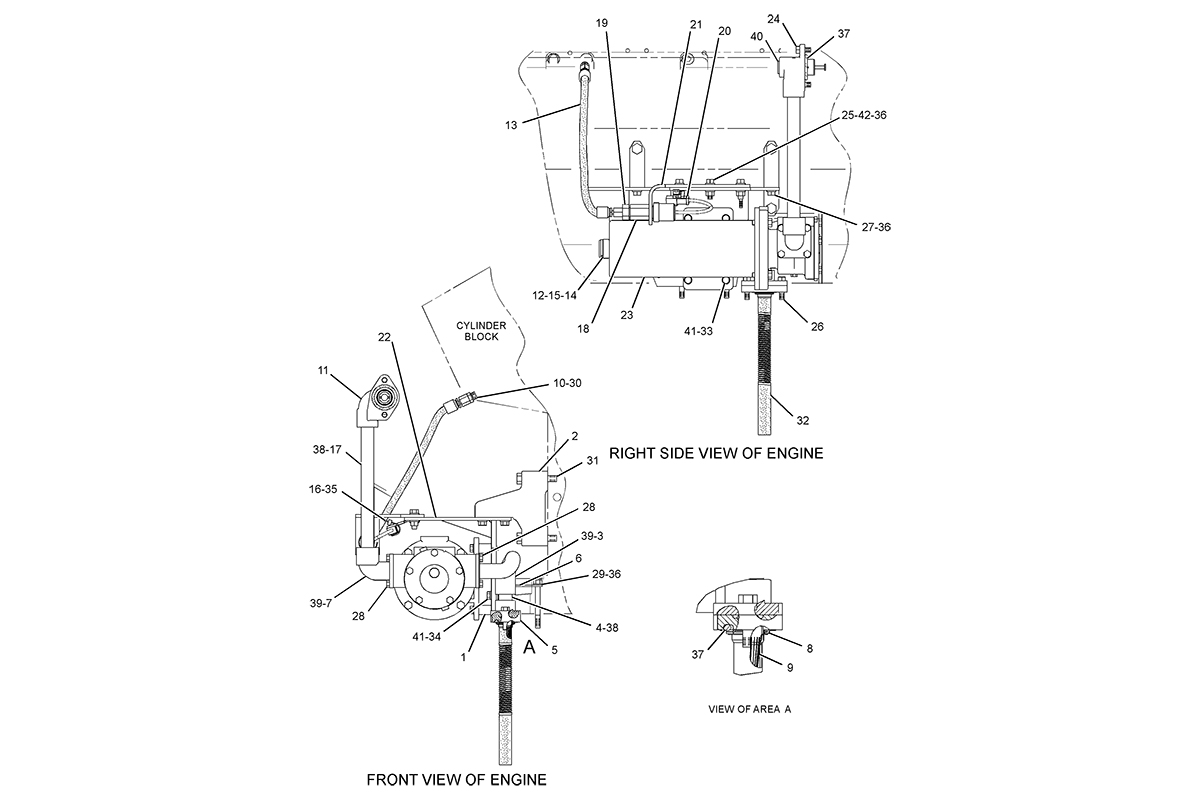 CATERPILLAR PUMP & LINES GP-PRELUBRICATION