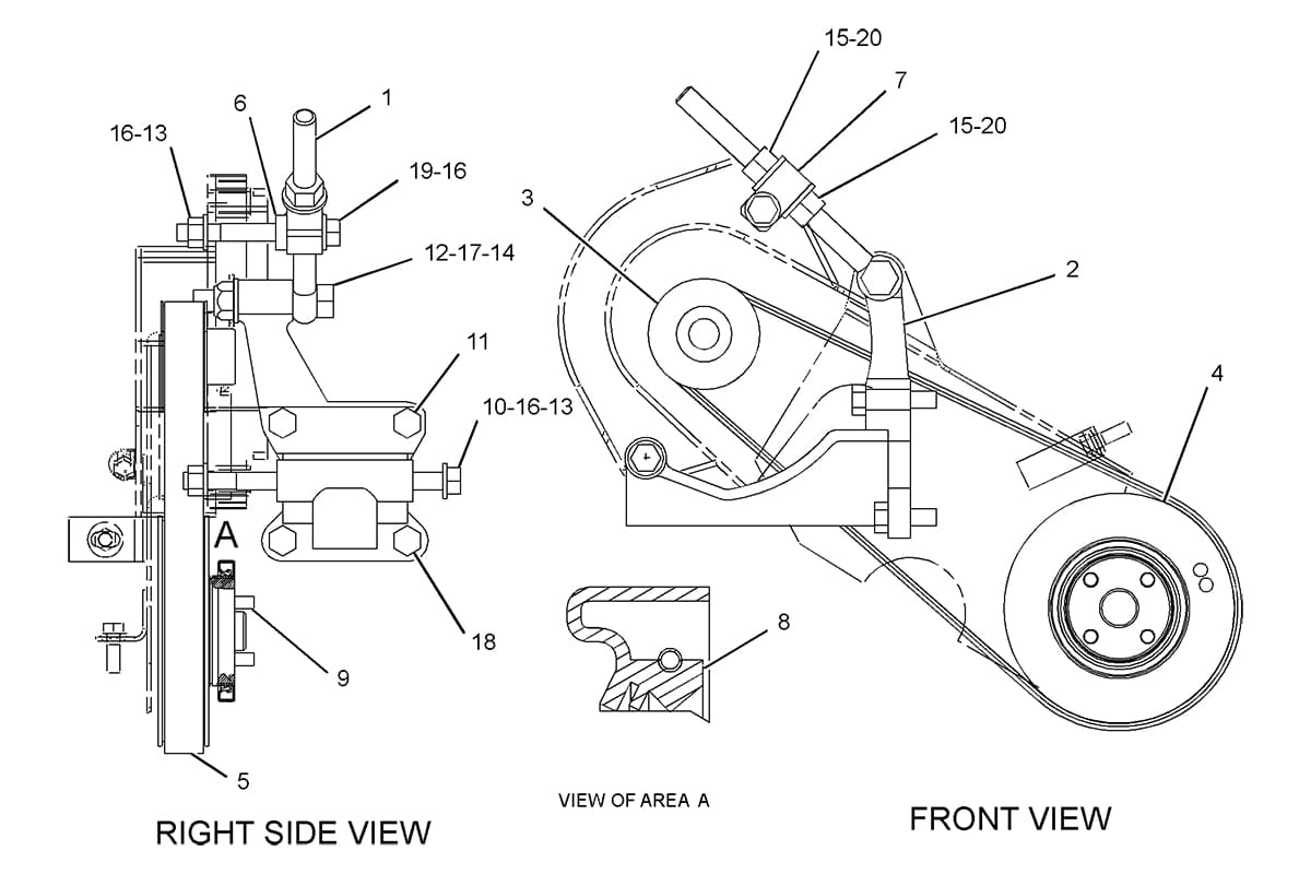 CATERPILLAR MOUNTING GP-ALTERNATOR