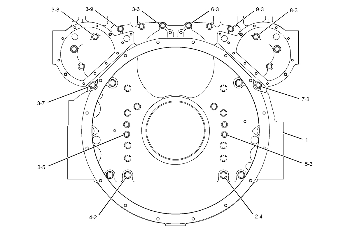 CATERPILLAR HOUSING GP-FLYWHEEL