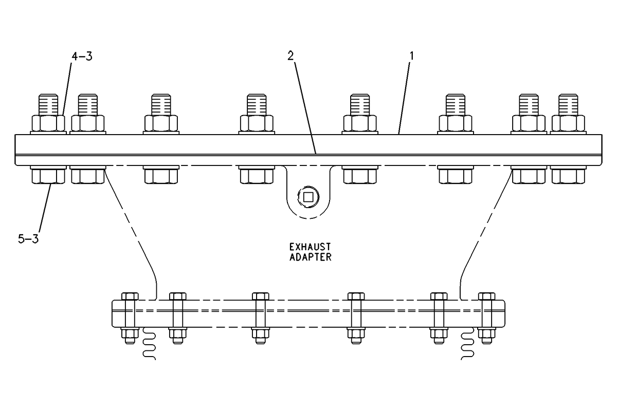 CATERPILLAR FLANGE GP-EXHAUST
