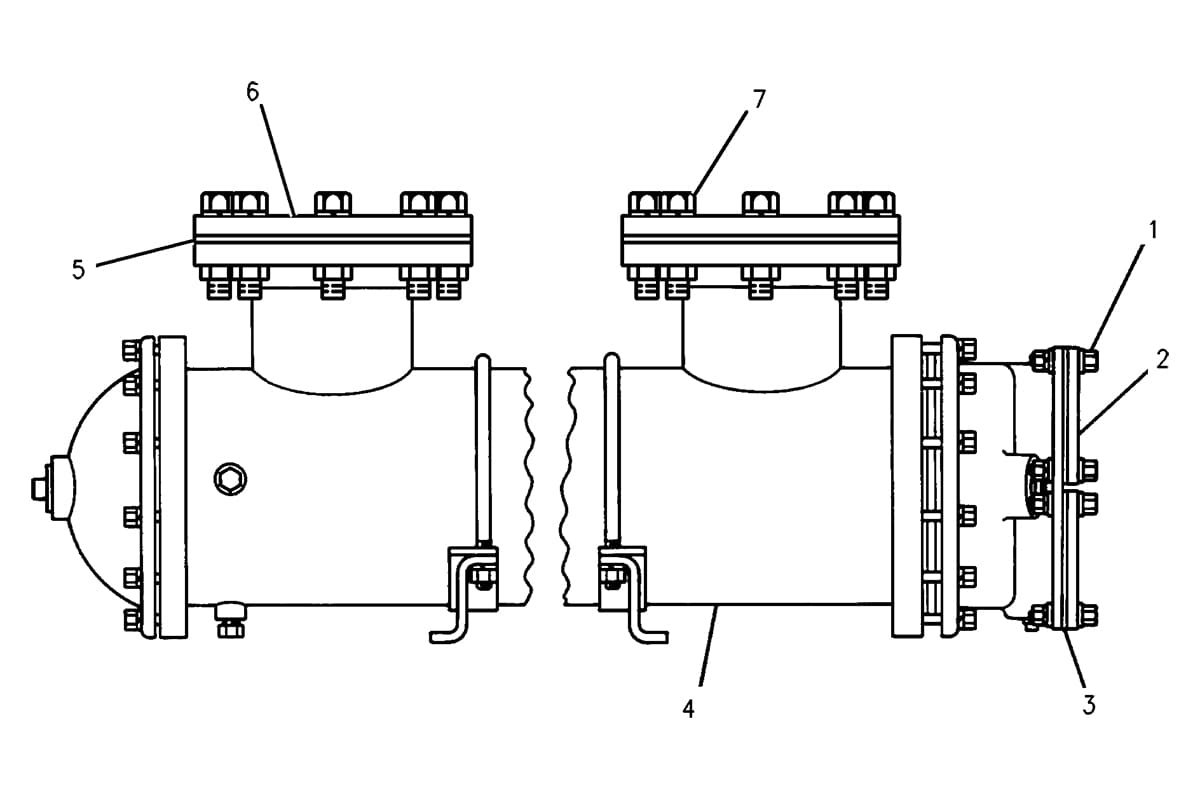 CATERPILLAR HEAT EXCHANGER GP-SEA WATER