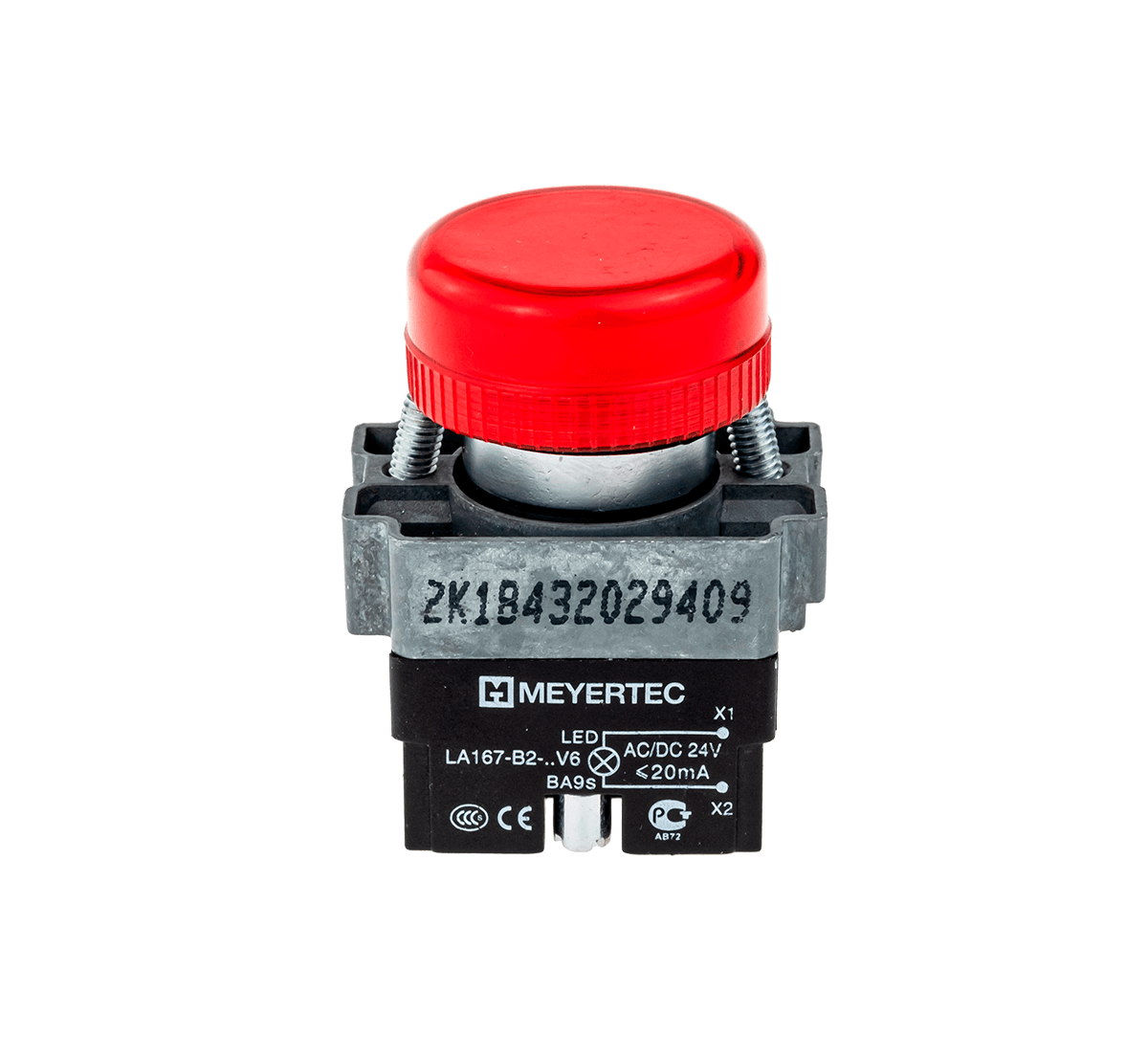 Сигнальная лампа красный, 24V AC/DC MTB2-BV614