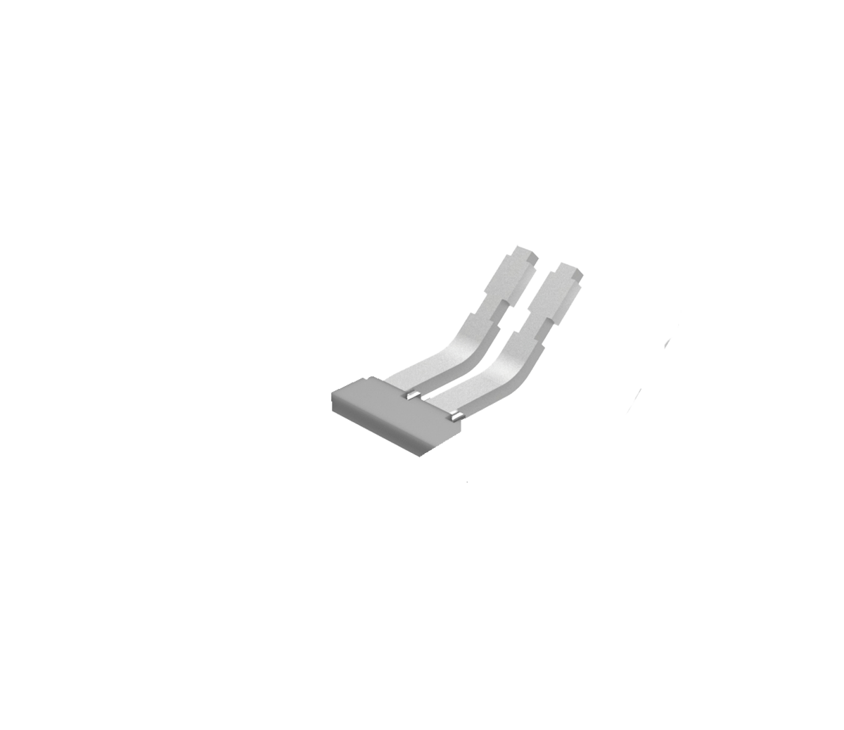 Мостик гребенчатый на 2-конт., 10 мм² (уп. 10 шт.) MTU-B210