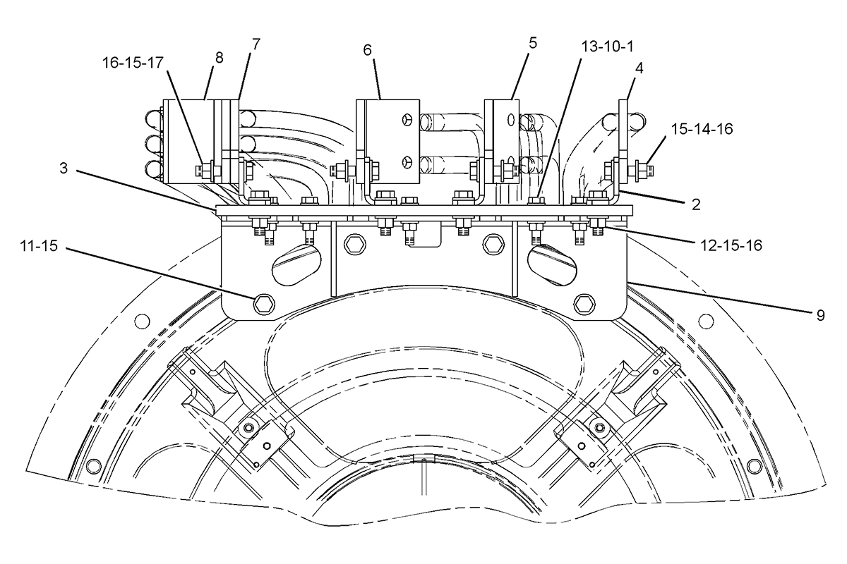 CATERPILLAR BUS BAR GP-GENERATOR –BRACKET