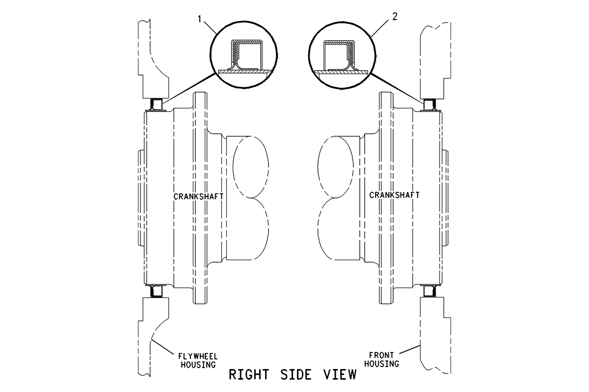 CATERPILLAR SEAL GP-CRANKSHAFT