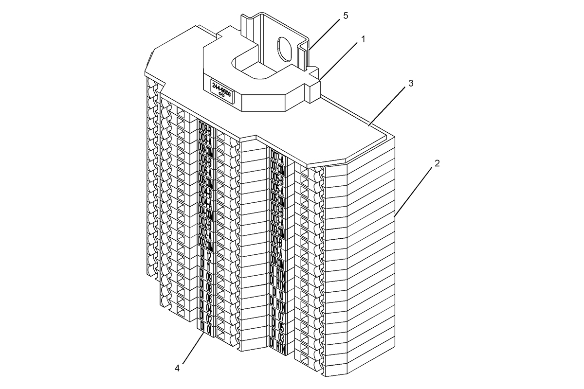 CATERPILLAR BLOCK AS-TERMINAL –DISCRETE INPUT/OUTPUT