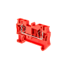 Клемма пружинная проходная, 4 мм², красная MTS-4RD