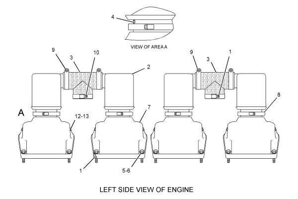 CATERPILLAR BREATHER GP –CRANKCASE