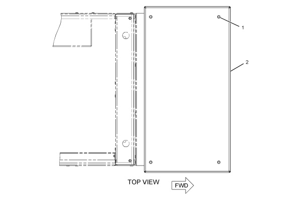 CATERPILLAR COVER GP-EXTENSION BOX –TOP