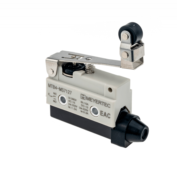 Выключатель концевой, IP54, рычаг с поворотным роликом MTB4-MS7127