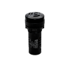 Зуммер без подсветки, 80дБ, черный, 220V AС, IP65, пластик MT22-FM220E