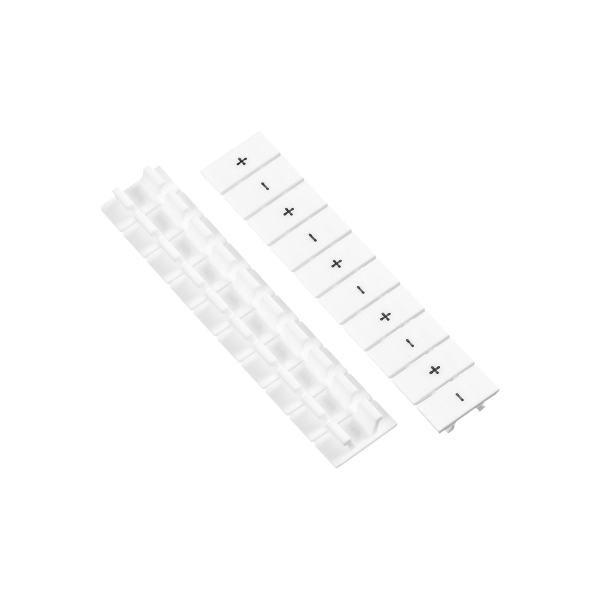 Маркировка клемм push-in DIO, +, - (уп. 100 шт.) MTP-IOML