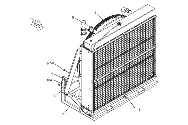 CATERPILLAR RADIATOR GP