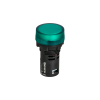 Сигнальная LED лампа, зеленый, 220V AC/DC IP65 MT22-SA33