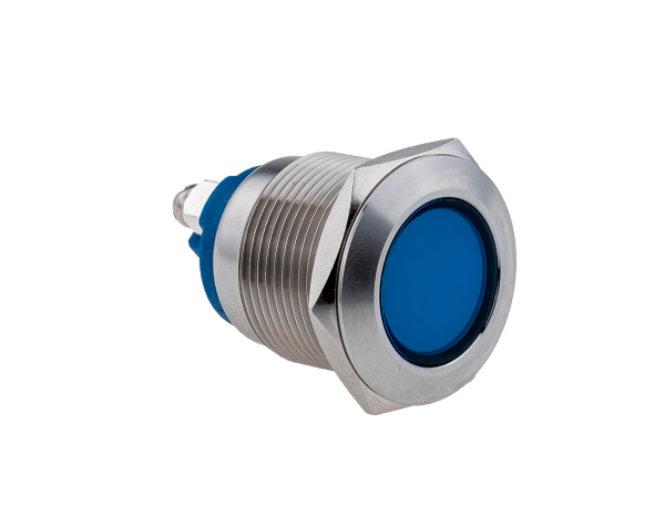 Сигнальная лампа синяя, 220В AC, IP67 MT67-LED220B