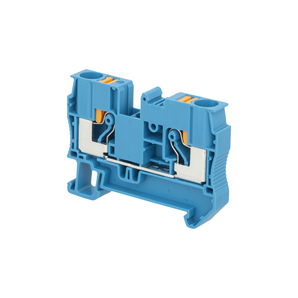 Клемма push-in проходная, 6 мм², синяя MTP-6BL
