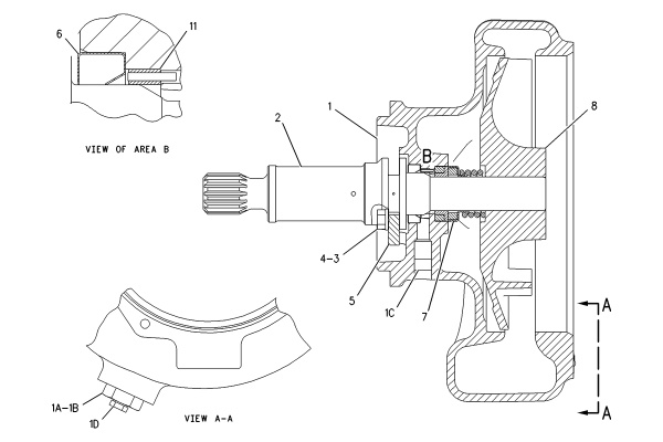 CATERPILLAR PUMP GP-WATER *R