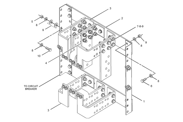 CATERPILLAR BUS BAR GP-CIRCUIT BREAKER –SIDE EXTENSION