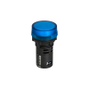 Сигнальная LED лампа, синий, 220V AC/DC IP65 MT22-SA36