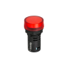 Сигнальная LED лампа, красный, 24V AC/DC IP65 MT22-SA14