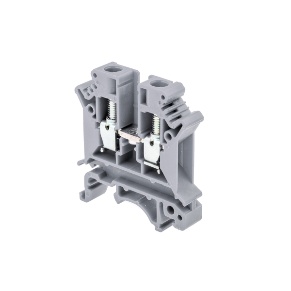 Клемма винтовая проходная, 6 мм², серая MTU-6