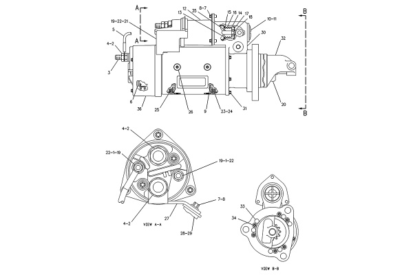 CATERPILLAR STARTING MOTOR GP-ELECTRIC *R