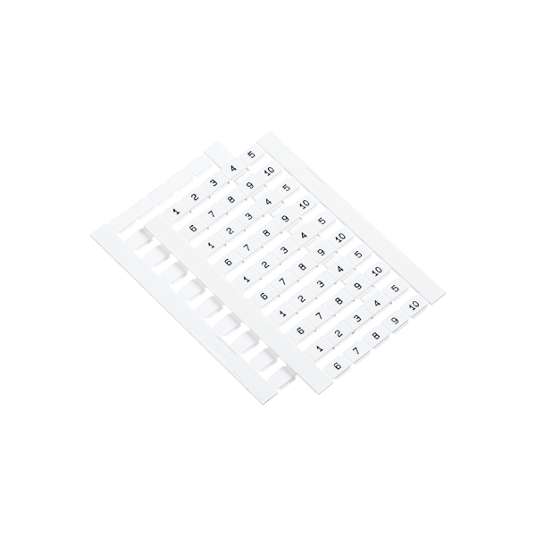 Маркировка пружинных клемм 6, 10, 16 мм²,  1-100 (уп. 100 шт.) MTS-6M1100