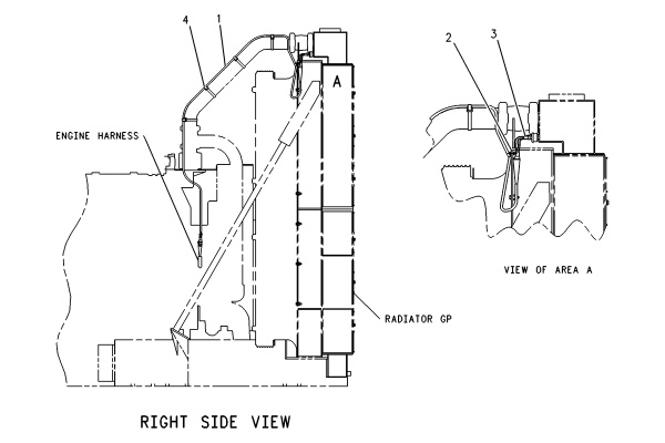 CATERPILLAR SENSOR & MTG GP-RADIATOR